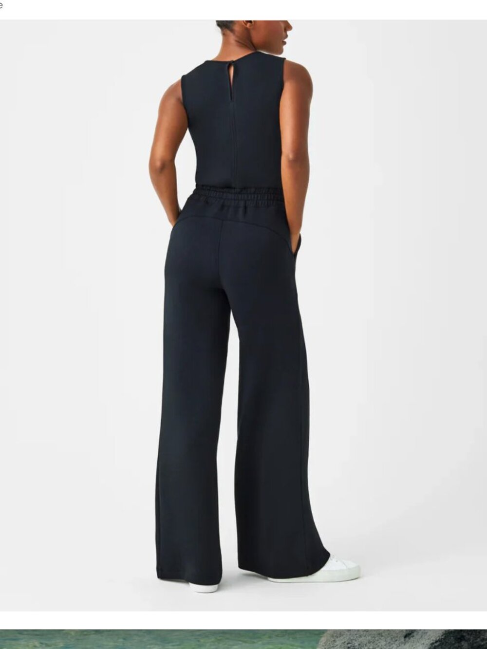 Spanx AirEssentials Jumpsuit Navy Large Tall - Picture 2 of 2
